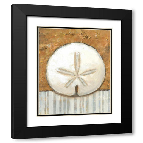 Vintage Shell IV Black Modern Wood Framed Art Print with Double Matting by Bates, K.