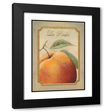 La Peche Black Modern Wood Framed Art Print with Double Matting by Corbin, Delphine