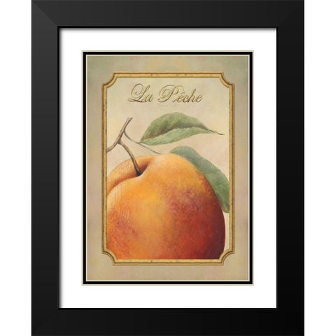 La Peche Black Modern Wood Framed Art Print with Double Matting by Corbin, Delphine