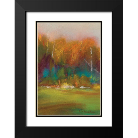 Fall Woods II Black Modern Wood Framed Art Print with Double Matting by Dilbeck, Nikki