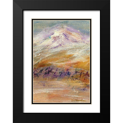 Montana II Black Modern Wood Framed Art Print with Double Matting by Dilbeck, Nikki