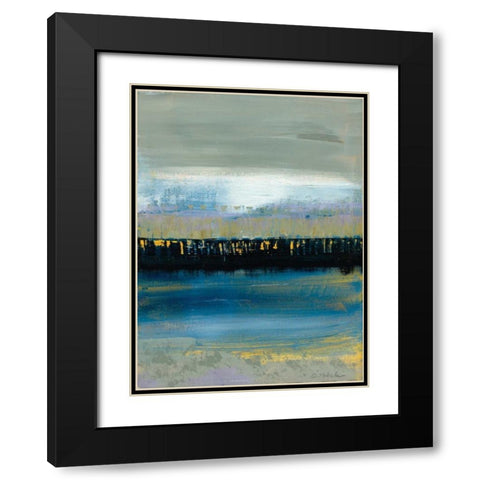 Around Dark Black Modern Wood Framed Art Print with Double Matting by Dilbeck, Nikki