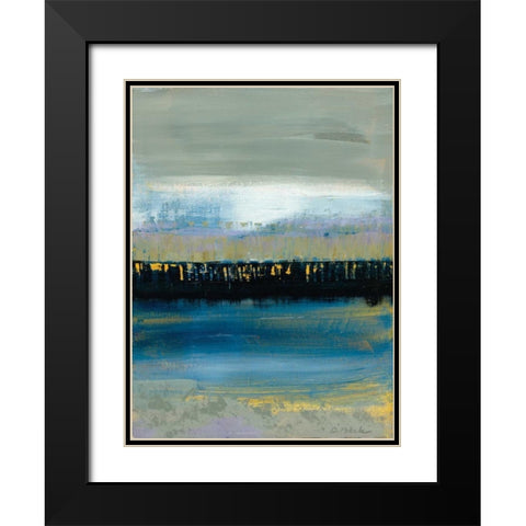 Around Dark Black Modern Wood Framed Art Print with Double Matting by Dilbeck, Nikki