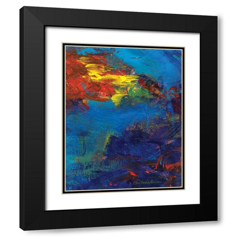 Red Swings By II Black Modern Wood Framed Art Print with Double Matting by Dilbeck, Nikki