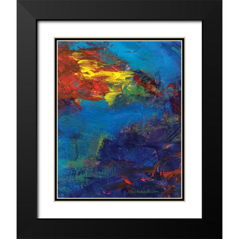 Red Swings By II Black Modern Wood Framed Art Print with Double Matting by Dilbeck, Nikki