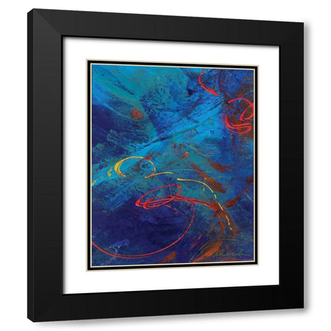 Red Swings By III Black Modern Wood Framed Art Print with Double Matting by Dilbeck, Nikki
