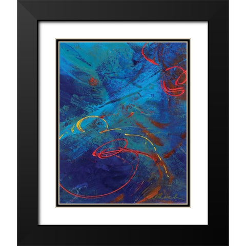 Red Swings By III Black Modern Wood Framed Art Print with Double Matting by Dilbeck, Nikki