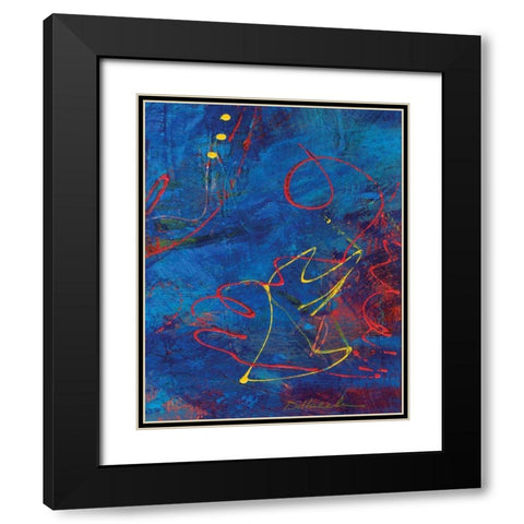 Red Swings By IV Black Modern Wood Framed Art Print with Double Matting by Dilbeck, Nikki