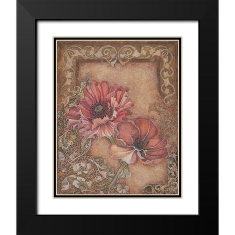 Avalon Romance I Black Modern Wood Framed Art Print with Double Matting by Engman, Allyn