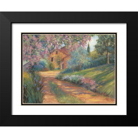 Pepes Farm I Black Modern Wood Framed Art Print with Double Matting by Fermanis, Pamela