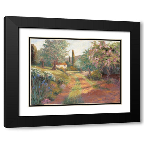Pepes Farm II Black Modern Wood Framed Art Print with Double Matting by Fermanis, Pamela