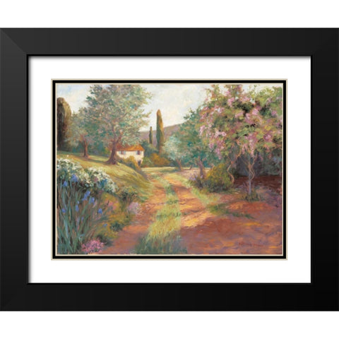 Pepes Farm II Black Modern Wood Framed Art Print with Double Matting by Fermanis, Pamela