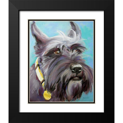 Hunter Black Modern Wood Framed Art Print with Double Matting by Golubski, Becky