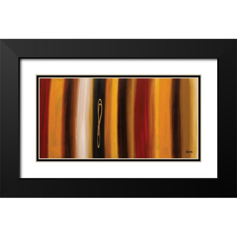 Golden Hour Black Modern Wood Framed Art Print with Double Matting by Guedez, Carmen