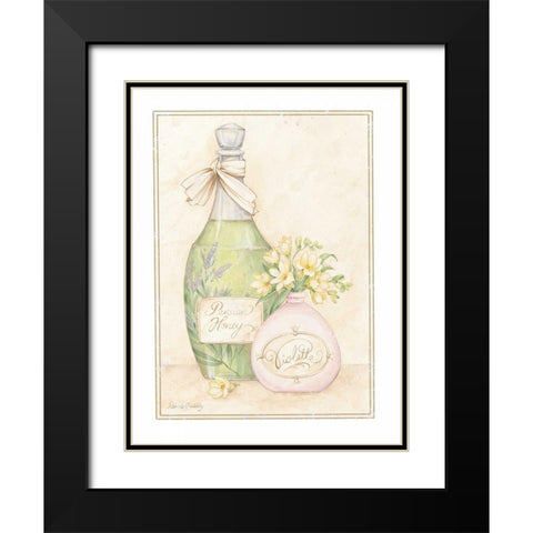 Persian Honey Black Modern Wood Framed Art Print with Double Matting by Gladding, Pamela