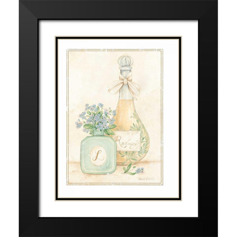 Rosemary Black Modern Wood Framed Art Print with Double Matting by Gladding, Pamela