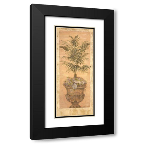 Parlor Palm III Black Modern Wood Framed Art Print with Double Matting by Gladding, Pamela