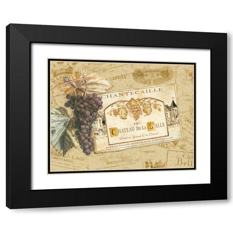 Chantecaille Black Modern Wood Framed Art Print with Double Matting by Gladding, Pamela
