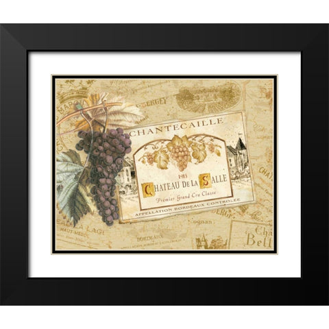 Chantecaille Black Modern Wood Framed Art Print with Double Matting by Gladding, Pamela