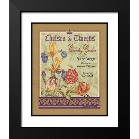 Coventry Garden Black Modern Wood Framed Art Print with Double Matting by Gladding, Pamela