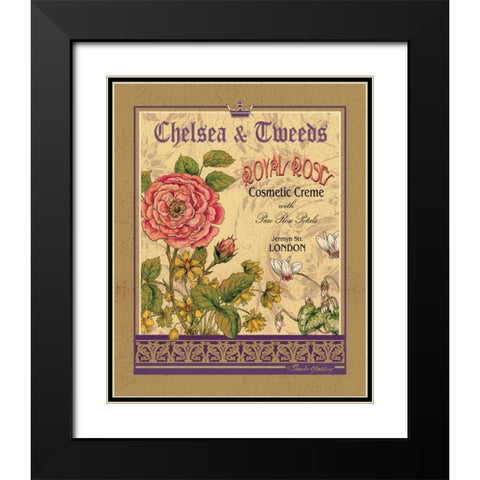 Royal Rose Black Modern Wood Framed Art Print with Double Matting by Gladding, Pamela