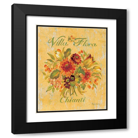 Chianti Black Modern Wood Framed Art Print with Double Matting by Gladding, Pamela