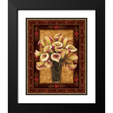 View from Pompeii I Black Modern Wood Framed Art Print with Double Matting by Gladding, Pamela