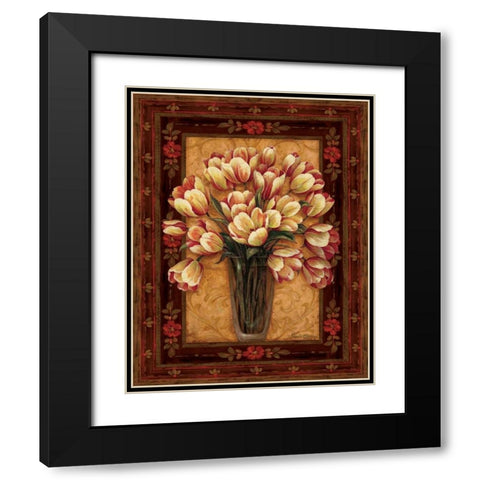 View From Pompeii II Black Modern Wood Framed Art Print with Double Matting by Gladding, Pamela