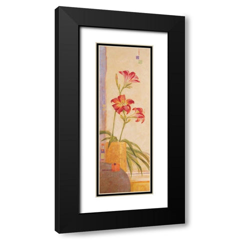 In the Garden II Black Modern Wood Framed Art Print with Double Matting by Gladding, Pamela