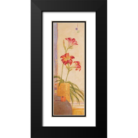 In the Garden II Black Modern Wood Framed Art Print with Double Matting by Gladding, Pamela