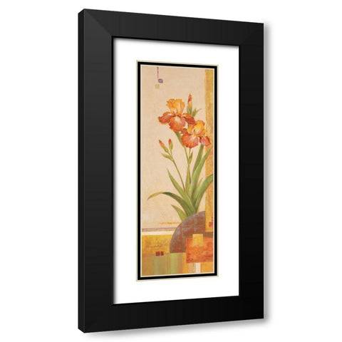 In the Garden III Black Modern Wood Framed Art Print with Double Matting by Gladding, Pamela