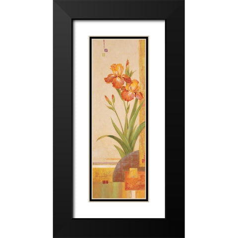 In the Garden III Black Modern Wood Framed Art Print with Double Matting by Gladding, Pamela