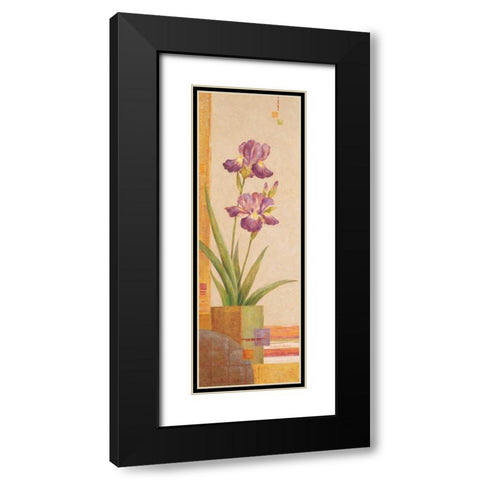 In the Garden IV Black Modern Wood Framed Art Print with Double Matting by Gladding, Pamela