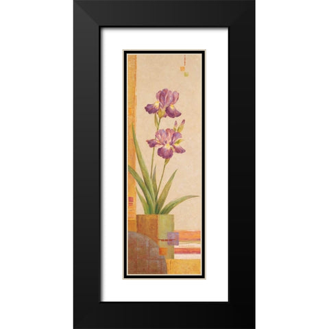 In the Garden IV Black Modern Wood Framed Art Print with Double Matting by Gladding, Pamela