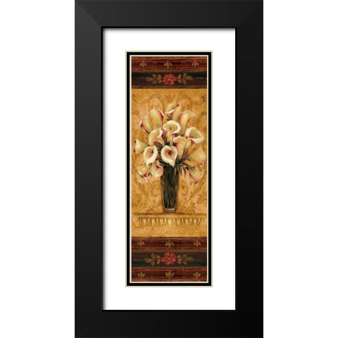View from Pompeii Panel I Black Modern Wood Framed Art Print with Double Matting by Gladding, Pamela
