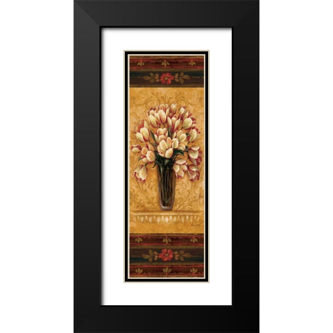 View from Pompeii Panel II Black Modern Wood Framed Art Print with Double Matting by Gladding, Pamela