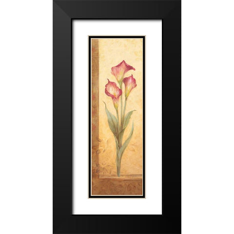 Grandiflora III Black Modern Wood Framed Art Print with Double Matting by Gladding, Pamela