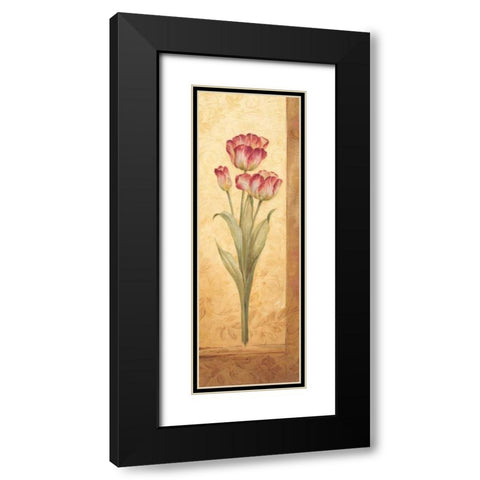 Grandiflora IV Black Modern Wood Framed Art Print with Double Matting by Gladding, Pamela