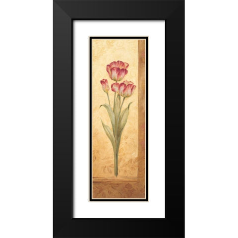 Grandiflora IV Black Modern Wood Framed Art Print with Double Matting by Gladding, Pamela