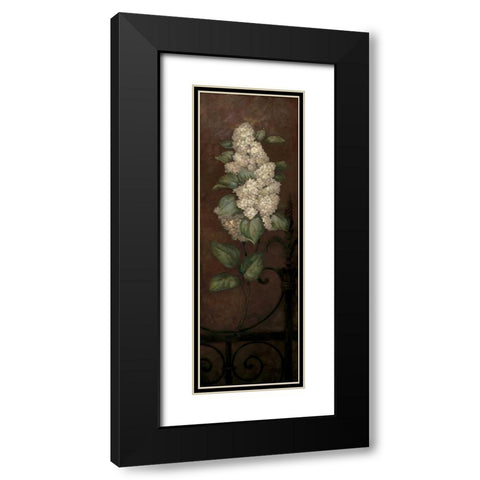 Gramercy Park Panel II Black Modern Wood Framed Art Print with Double Matting by Gladding, Pamela