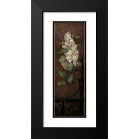 Gramercy Park Panel II Black Modern Wood Framed Art Print with Double Matting by Gladding, Pamela
