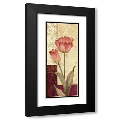 Quattro Sonata I Black Modern Wood Framed Art Print with Double Matting by Gladding, Pamela