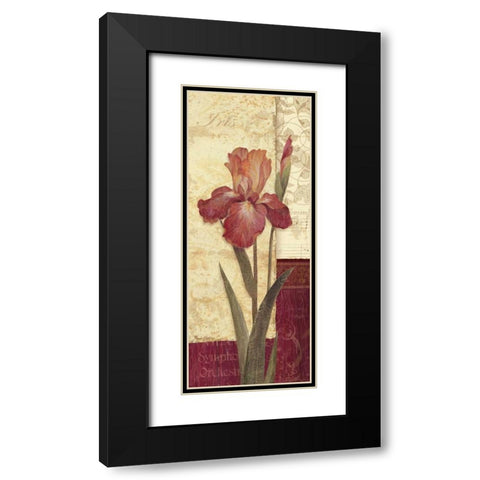 Quattro Sonata II Black Modern Wood Framed Art Print with Double Matting by Gladding, Pamela