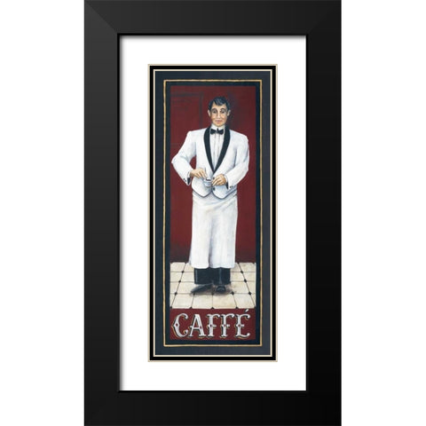 Caffe Black Modern Wood Framed Art Print with Double Matting by Gorham, Gregory