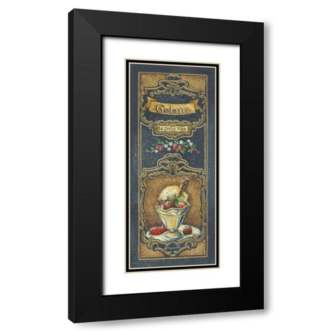 Gelato Black Modern Wood Framed Art Print with Double Matting by Gorham, Gregory