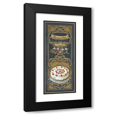 Cassata Black Modern Wood Framed Art Print with Double Matting by Gorham, Gregory