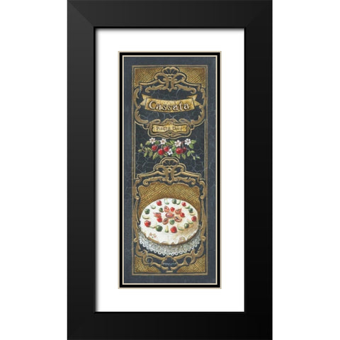Cassata Black Modern Wood Framed Art Print with Double Matting by Gorham, Gregory