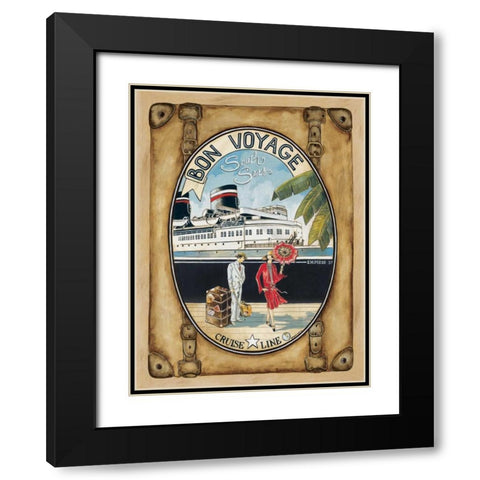 Empress Star Black Modern Wood Framed Art Print with Double Matting by Gorham, Gregory