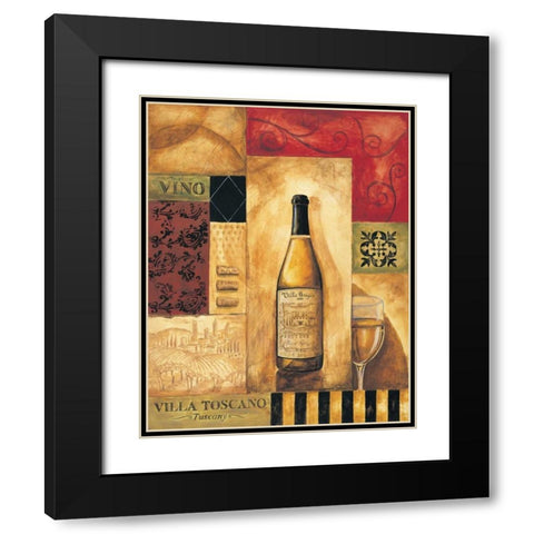 Villa Toscano Black Modern Wood Framed Art Print with Double Matting by Gorham, Gregory