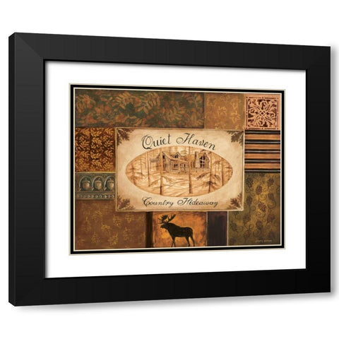 Quiet Haven Black Modern Wood Framed Art Print with Double Matting by Gorham, Gregory